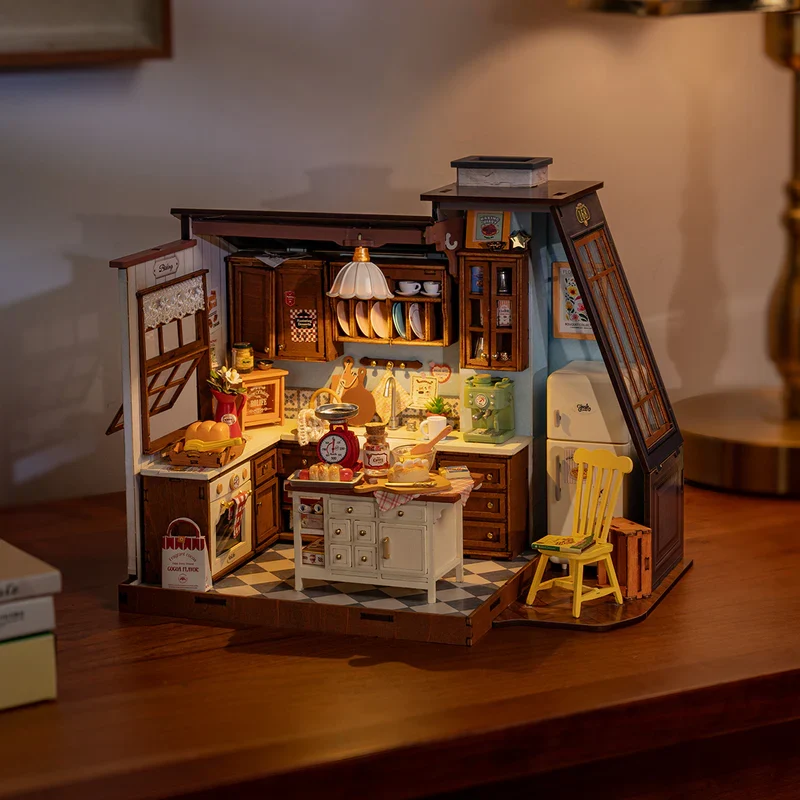 Baking Kitchen Mini House DIY Craft Kit