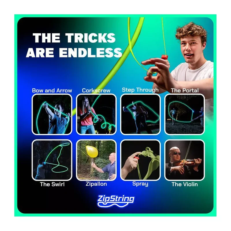 ZipString Luma - glow-in-the-dark trick string