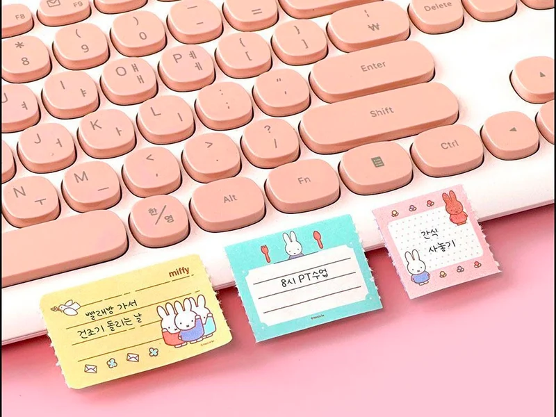 Rouleau de notes adhésives détachables Miffy