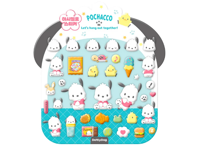 Stickers puffy Sanrio - Pochacco