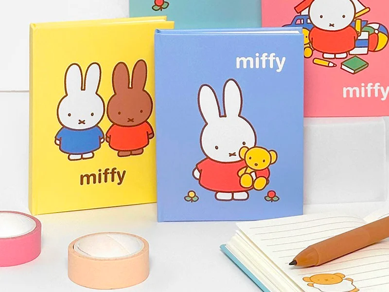 Mini carnet Miffy bleu