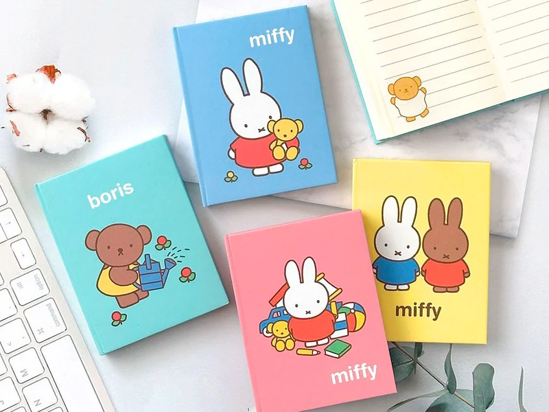Mini carnet Miffy Ami- Jaune