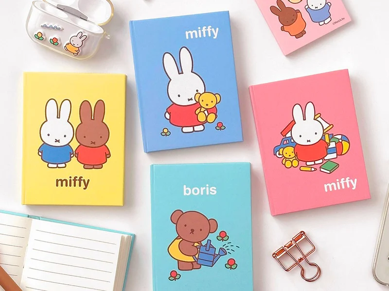 Mini carnet Miffy Ami- Jaune