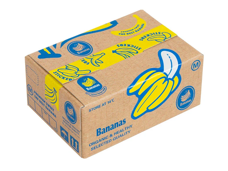 Boite d'autocollants décoratifs Banana - Haco Stickers