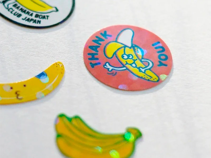 Boite d'autocollants décoratifs Banana - Haco Stickers