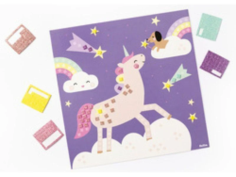 Mosaïque en caoutchouc mousse - Licorne - Folia
