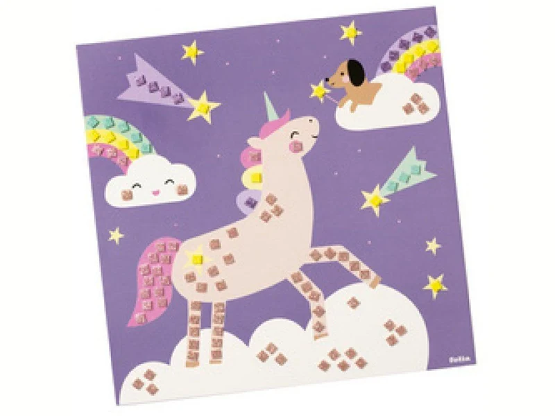 Mosaïque en caoutchouc mousse - Licorne - Folia