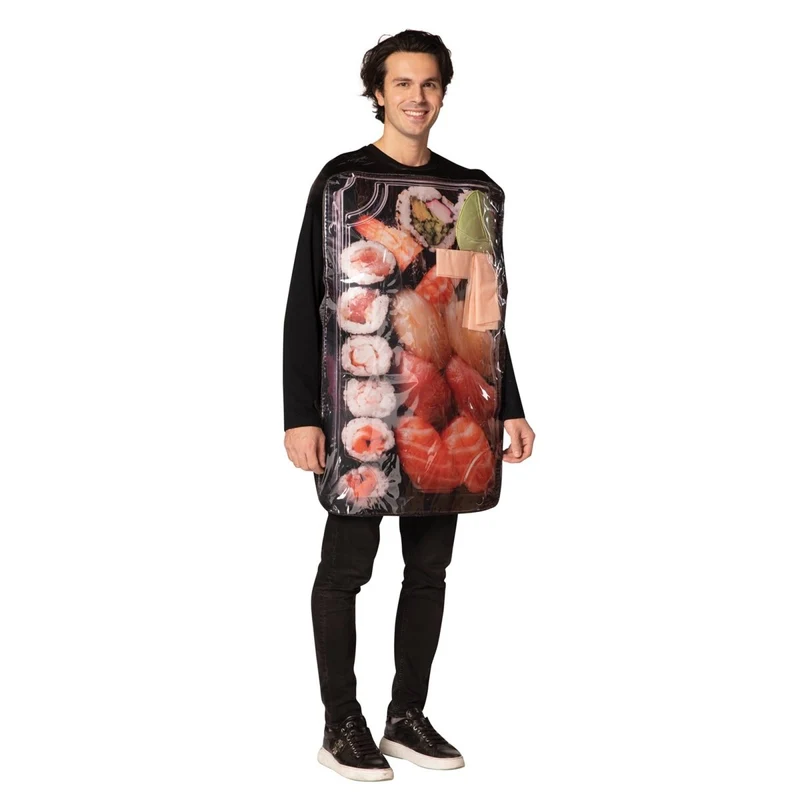 Get Real Sushi to Go Food Costume for Adults