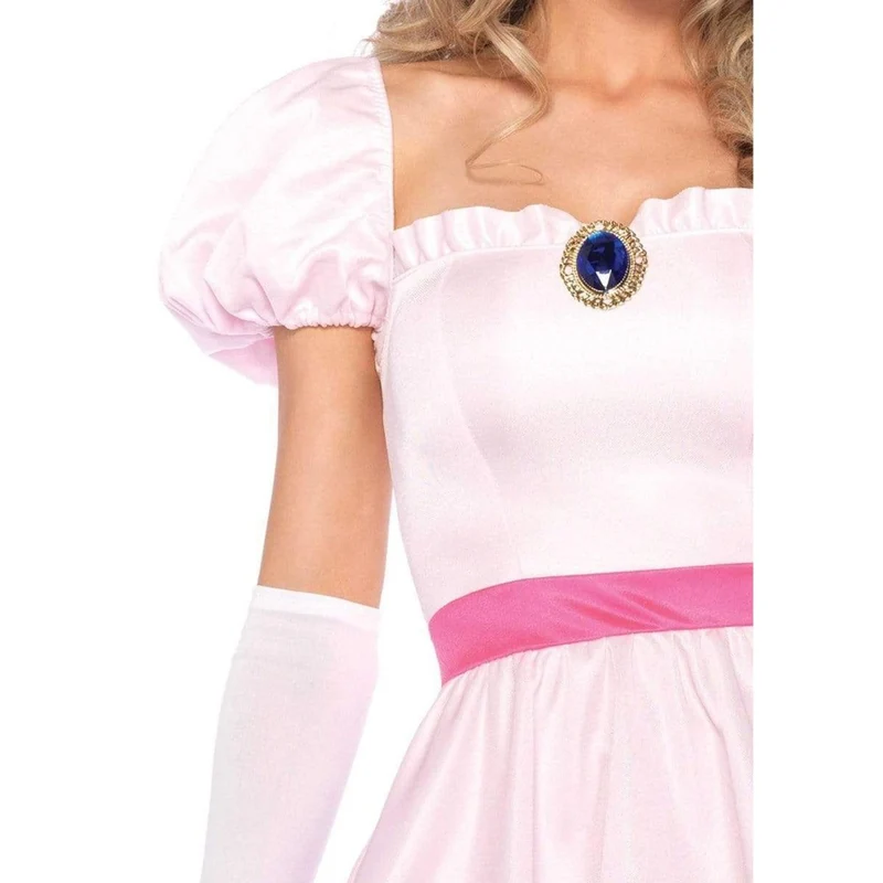 Peachy Pink Princess Costume for Adults, Pink Dress