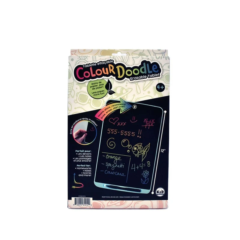 Colour Doodle Erasable Tablet, 12 in