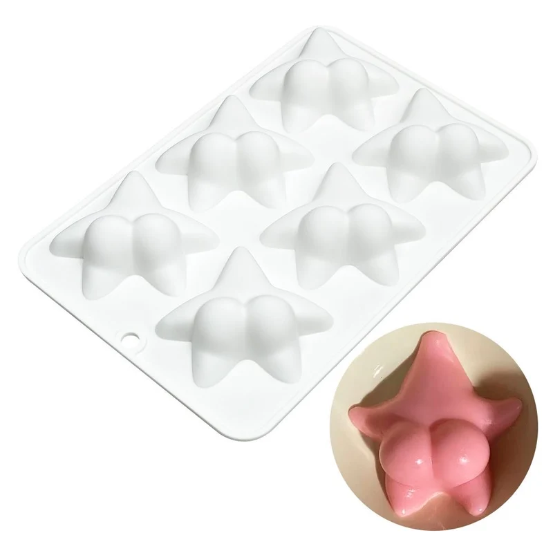 6 Pcs Patric Mold Silicone Squishy Mold