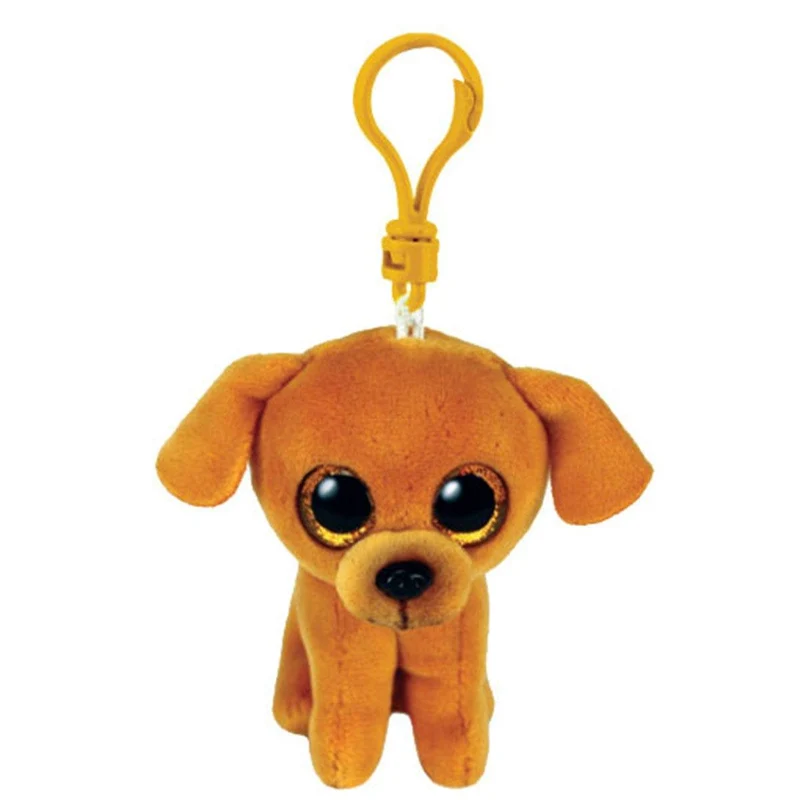 TY Beanie Boos Plush with Clip, 5 in, Zuzu the Dog