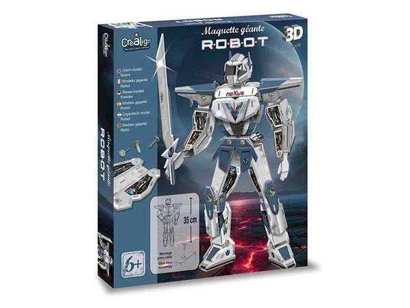 Maquette géante Robot 3D - Créa Lign'