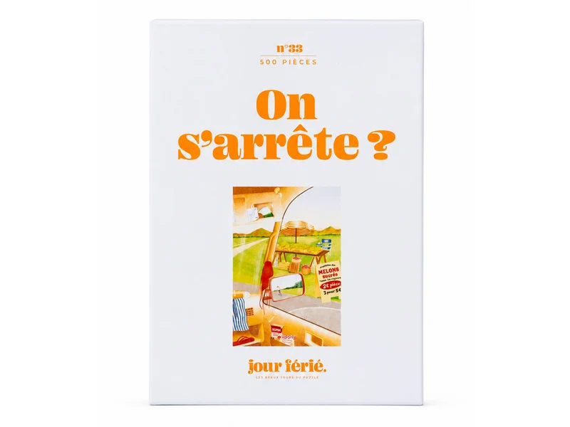 Puzzle On s'arrête ? 500 pcs - Jour Férié