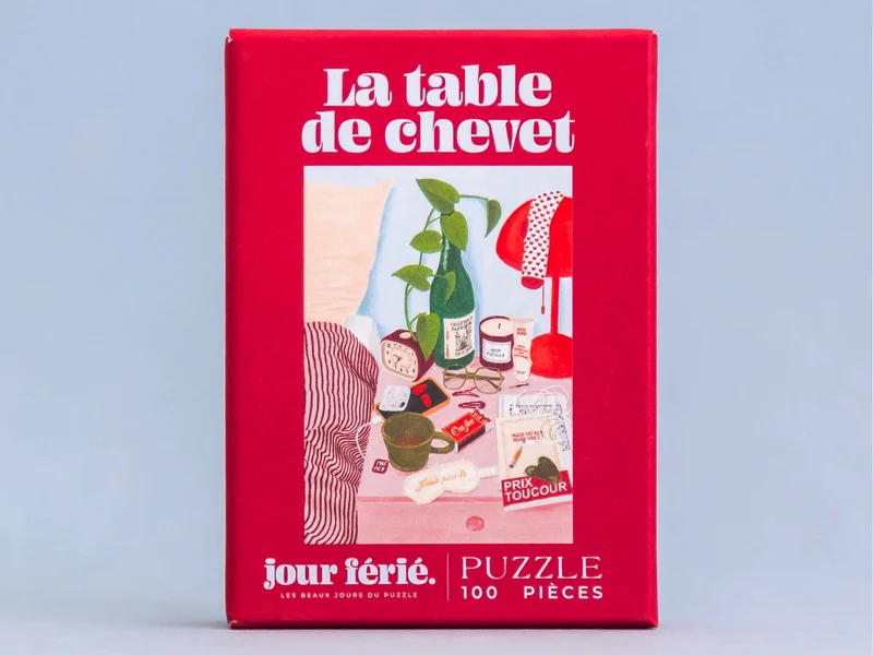 Mini Puzzle La table de chevet - 100 pièces - Jour Férié