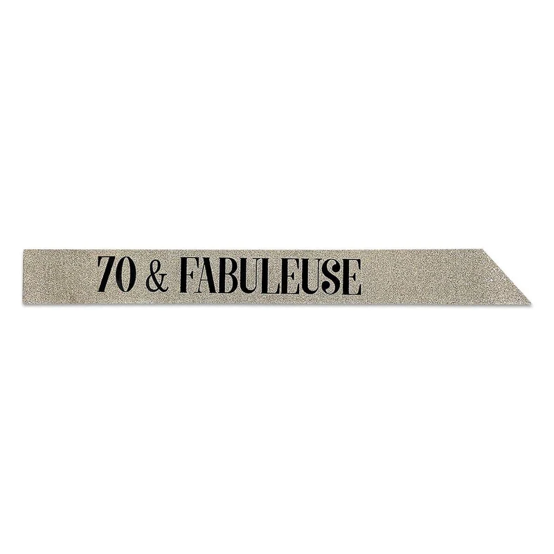 Glitter Sash, ''70 & Fabuleuse'', Gold