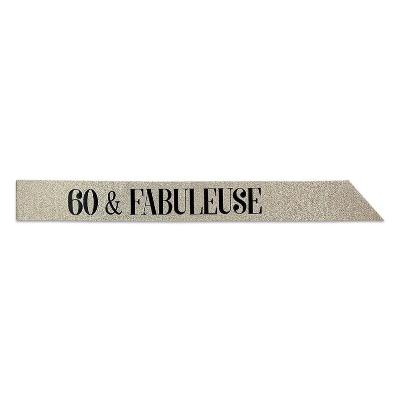Glitter Sash, ''60 & Fabuleuse'', Gold