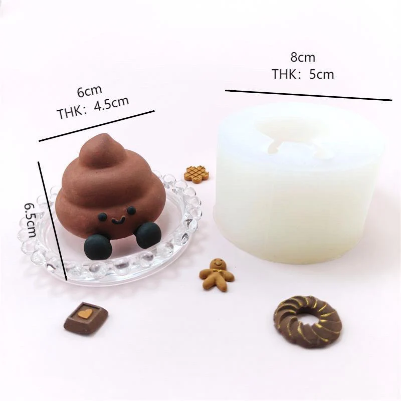 JC Poop Mold Silicone Squishy Mold
