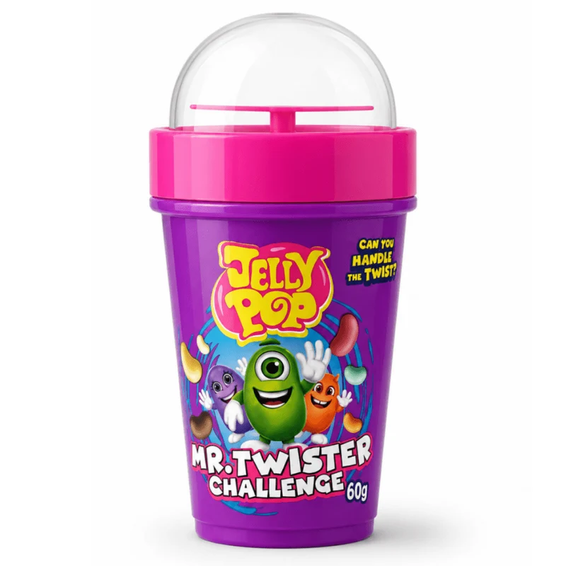 Jelly Pop Mr. Twister Challenge Spin Cup