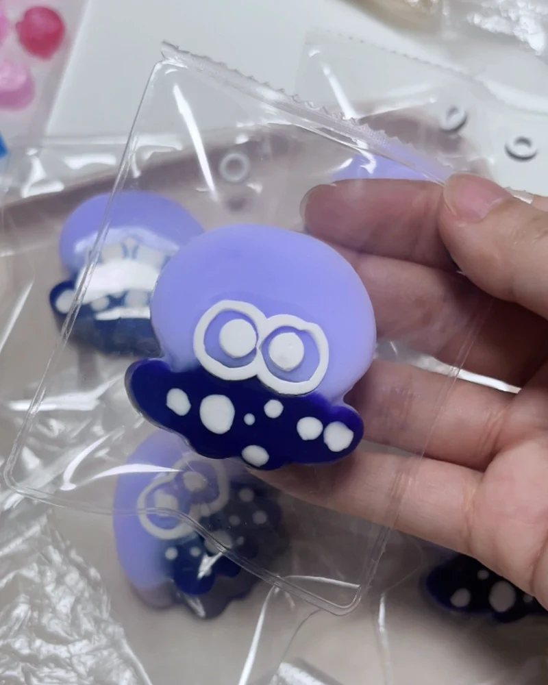 3 Pcs Splatoon Squishy Stress Relief Decompression Toy