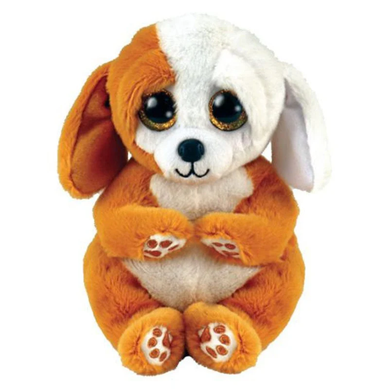 TY Beanie Babies Plush, 8 in, Ruggles the Dog