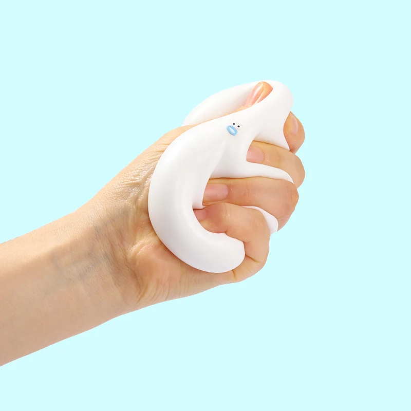 Emoji White Mochi Taba Squishy