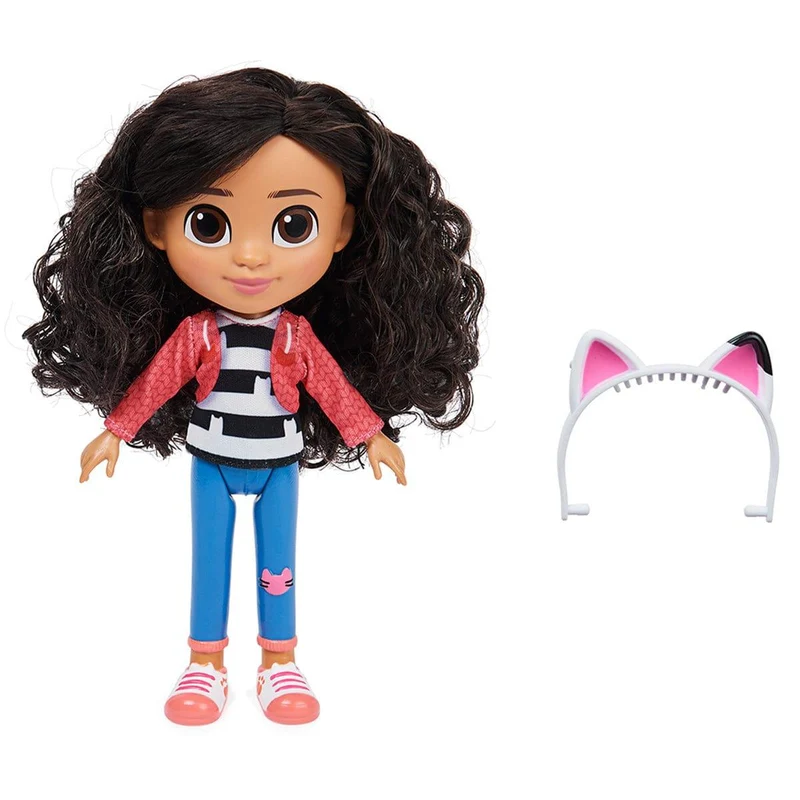 Gabby's Dollhouse Doll, 8 in, Removable Cat Ears