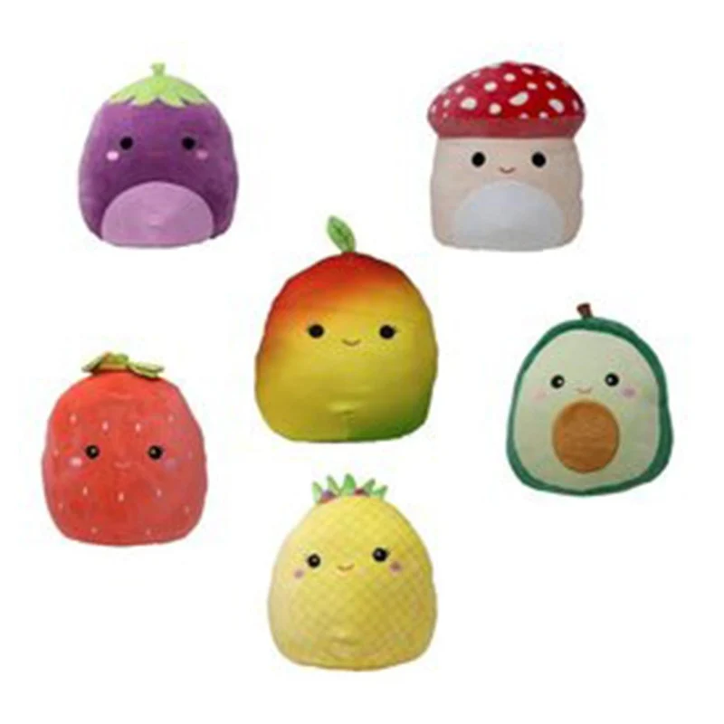 Fruits and Vegetables Squishmallows, 5 in, Assortment, 1 Count