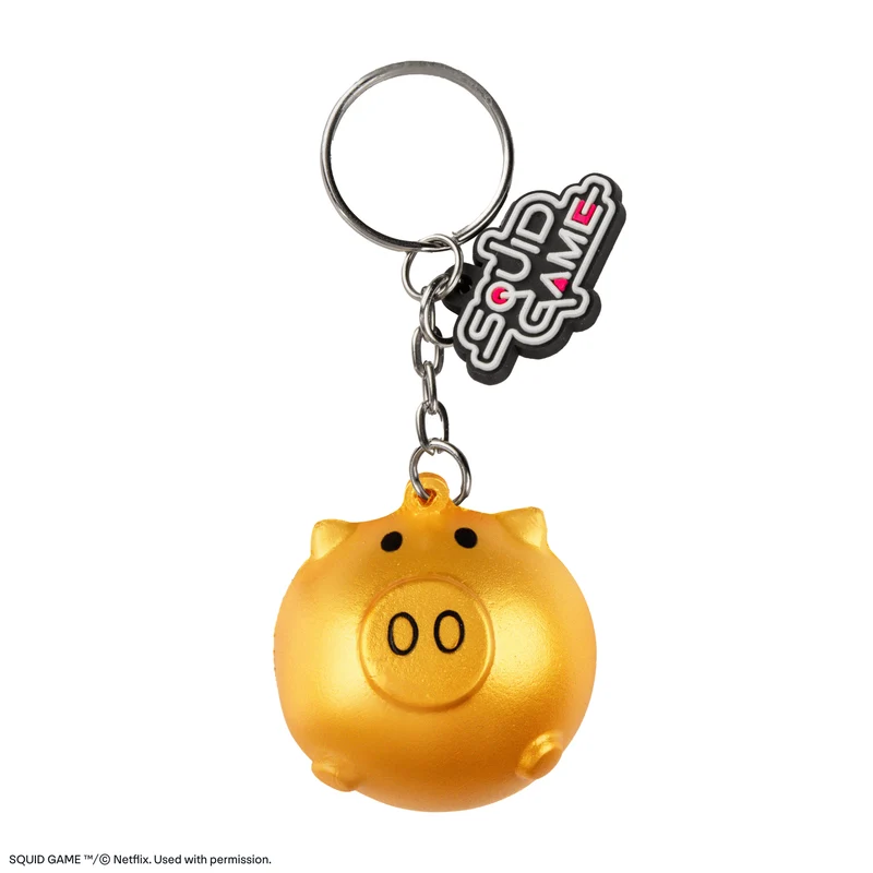 Piggy Bank Squishy Keychain