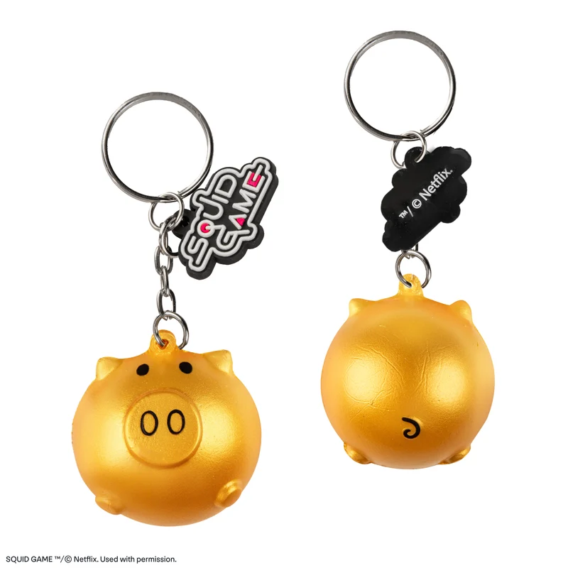 Piggy Bank Squishy Keychain