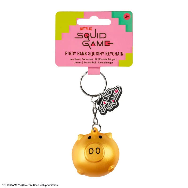 Piggy Bank Squishy Keychain