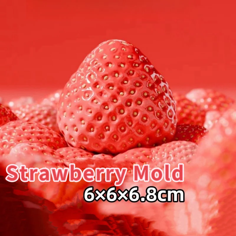Big Strawberry Silicone Molds