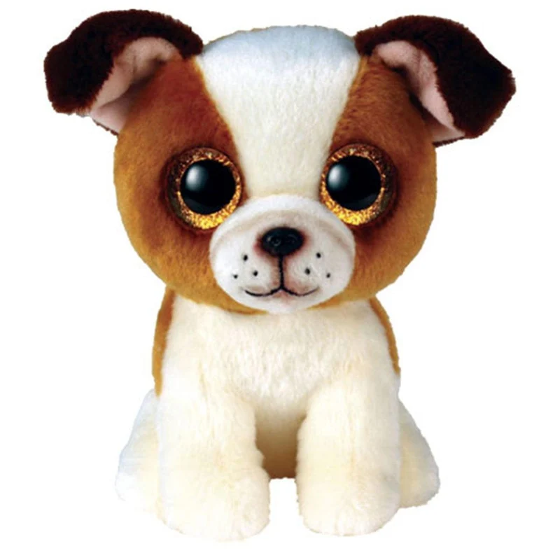 TY Beanie Boos Plush, 6 in, Hugo the Dog
