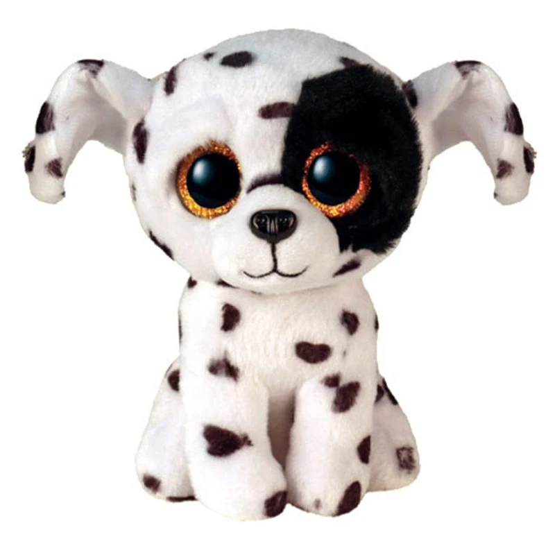 TY Beanie Boos Plush, 6 in, Luther the Dalmatian Dog