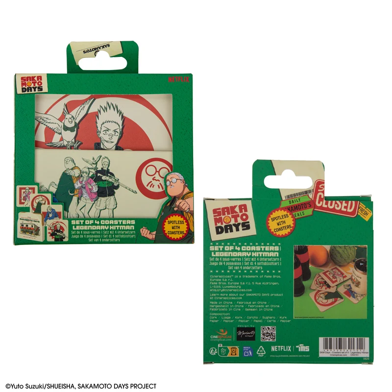 Set of 4 Sakamoto's Store Coasters