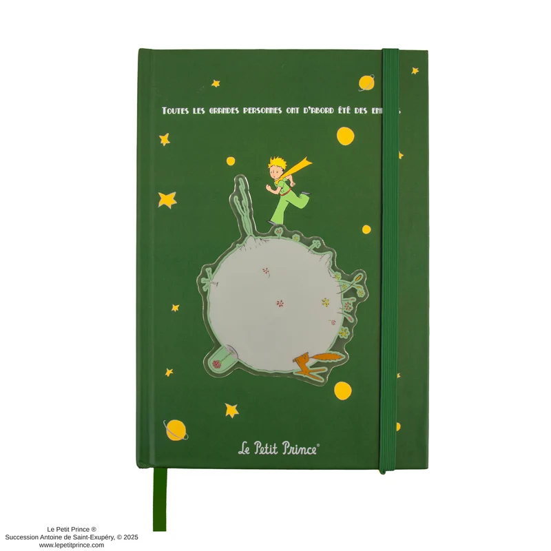 Spinning Asteroid B-612 Notebook