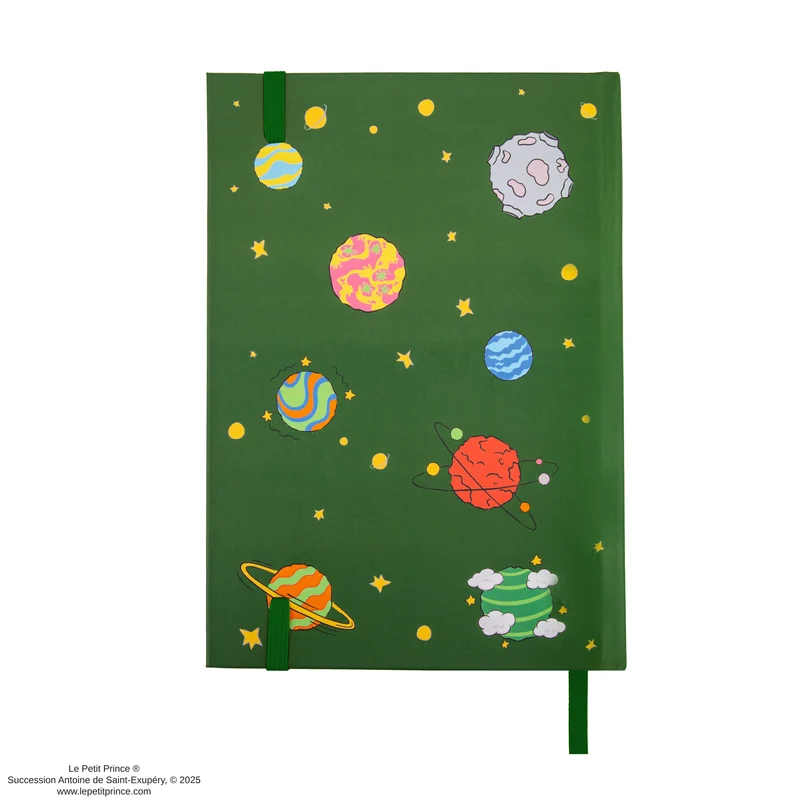 Spinning Asteroid B-612 Notebook