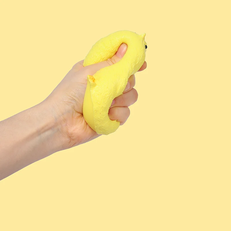 130g Yellow Chicken Taba Squishy