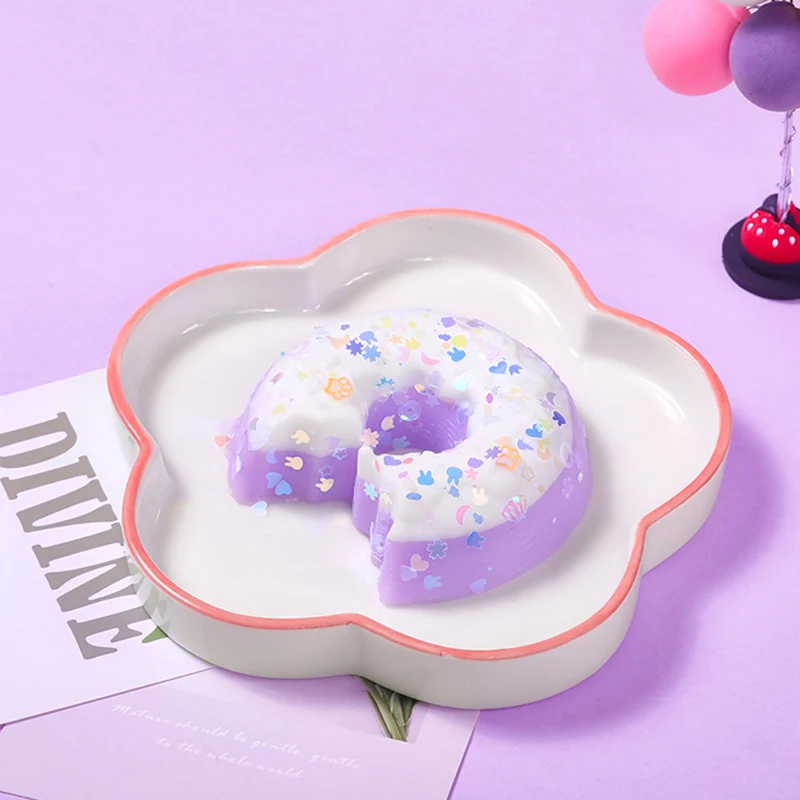 Adorable Purple Donut Squishy