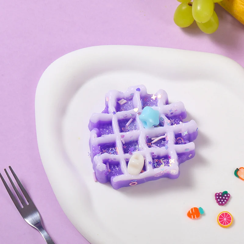 Purple Waffle Taba Squishy