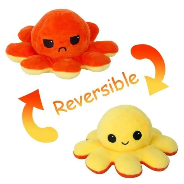 Peluche Poulpe Réversible Géante
