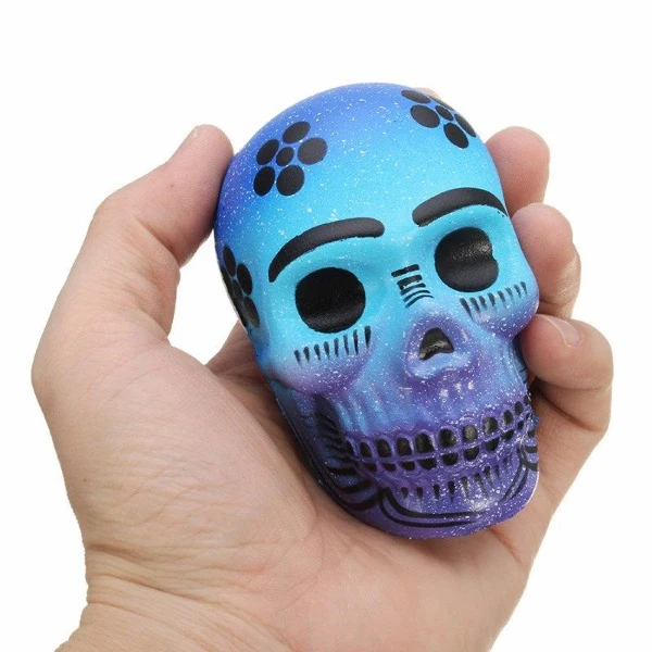 Squishy Tête de Mort Galaxy
