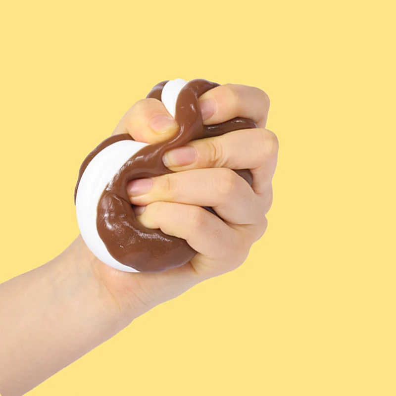 Chocolate Sandwich Cookie Taba Squishy