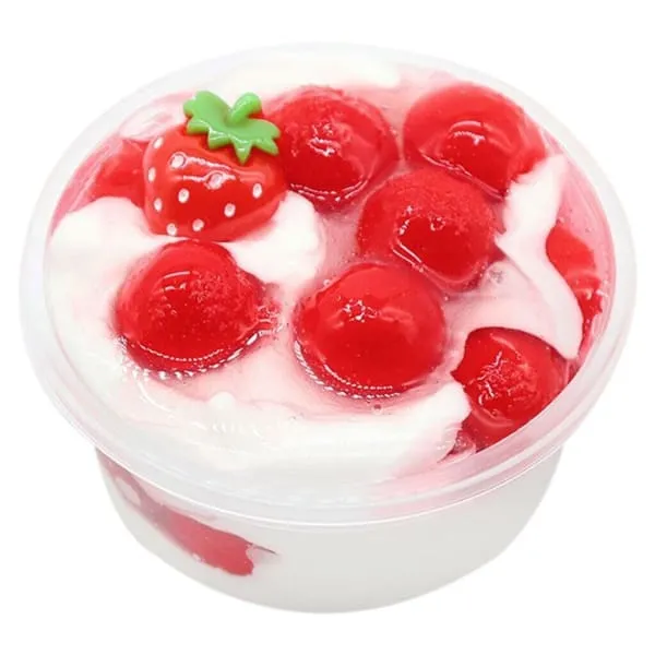 Slime Fluffy Fraise