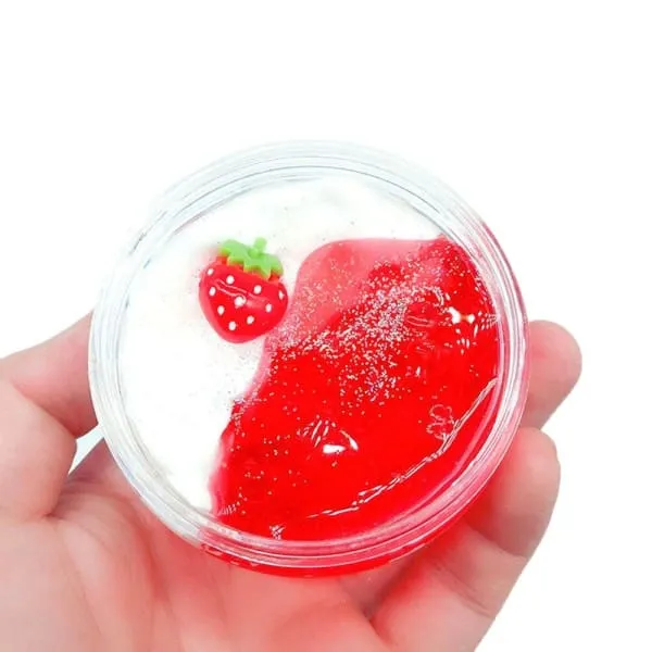 Slime Fluffy Fraise