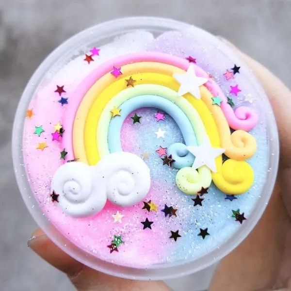 Slime Fluffy Arc En Ciel