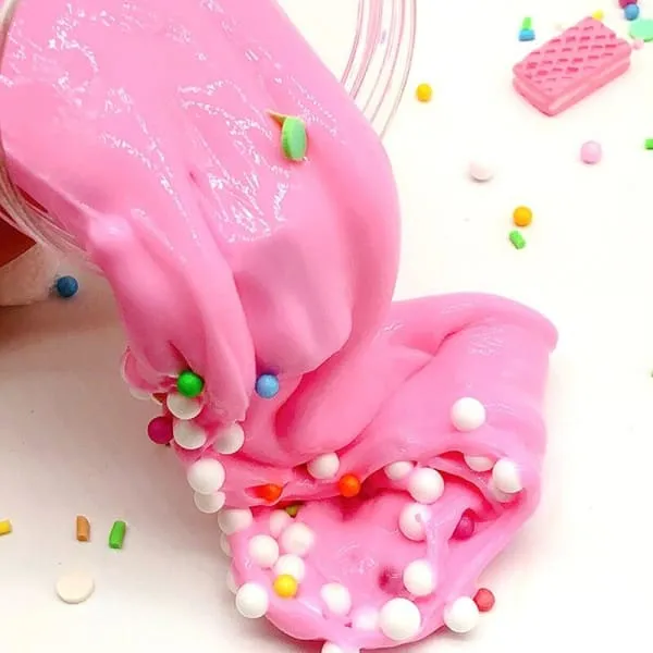 Slime Rose Fluffy Cotton Candy