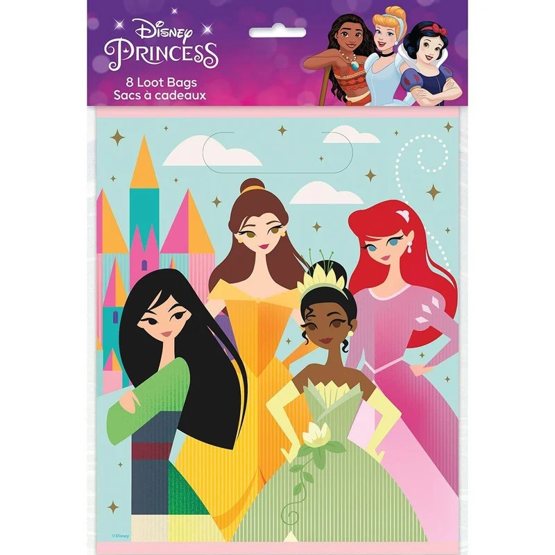 Disney Princess Loot Bag, 8 Count