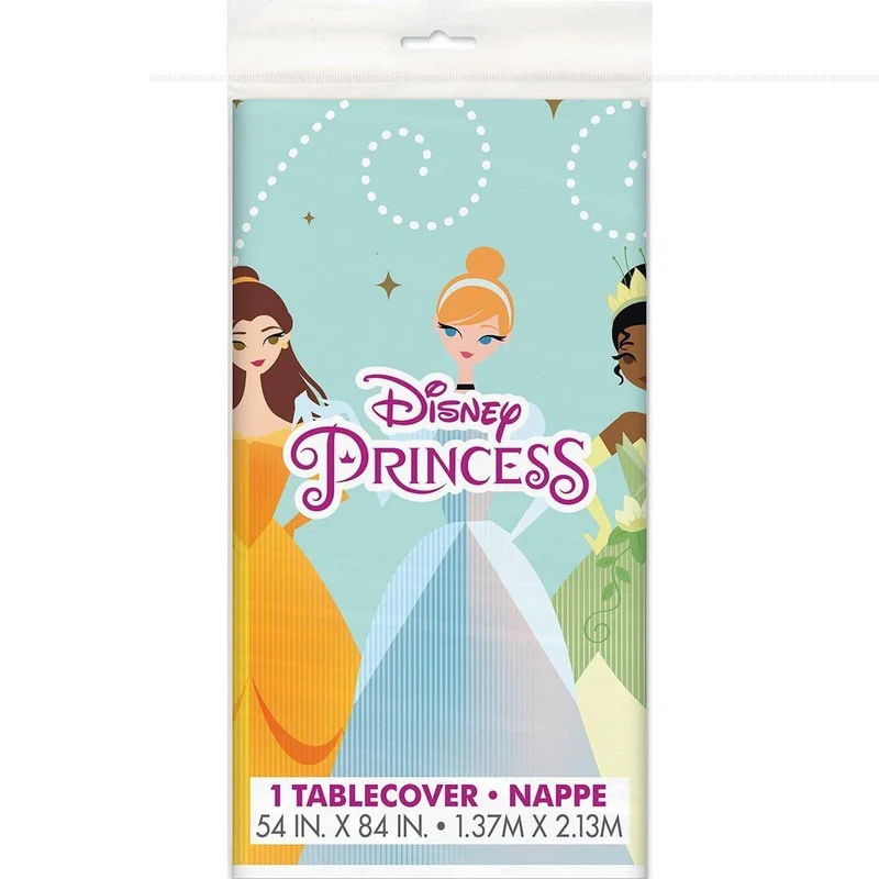Disney Princess Plastic Tablecover, 1 Count