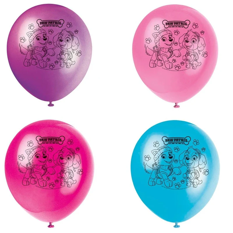 Paw Patrol Girl Latex Balloon 12In., 8 Count